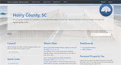 Desktop Screenshot of horrycounty.org