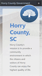 Mobile Screenshot of horrycounty.org